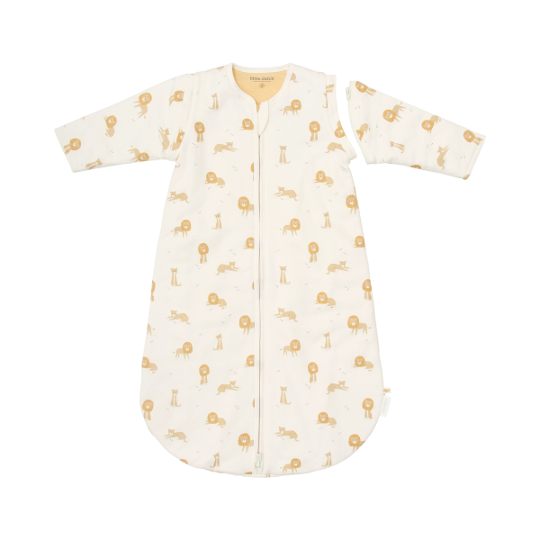 Spací pytel s oddělitelnými rukávy 90 cm lev Safari Friends